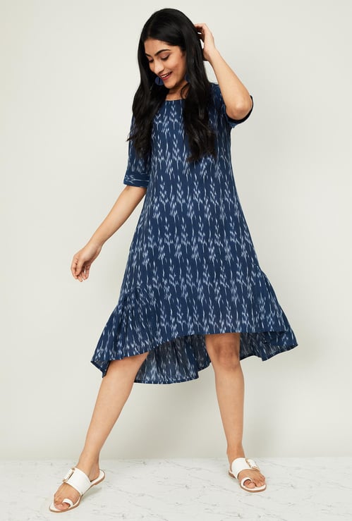 MELANGE Women Printed A-line Dress