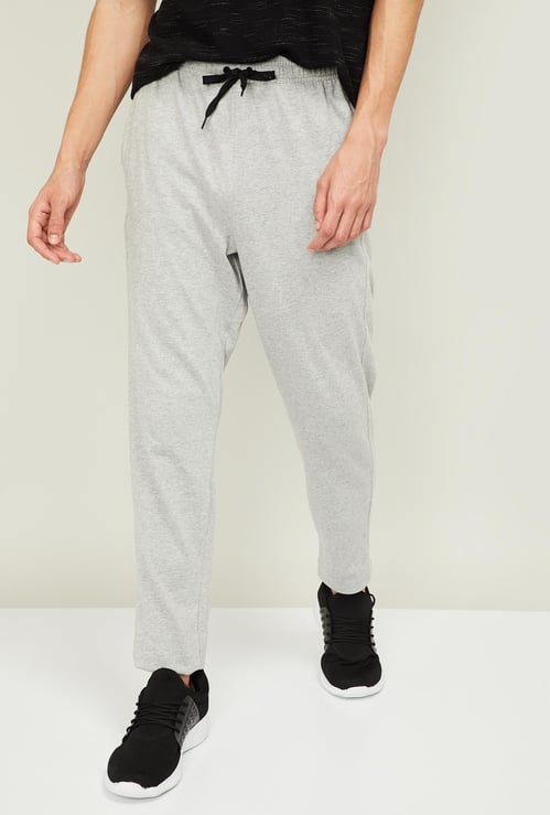 ADIDAS Men Solid Drawtstring Waist Track Pants