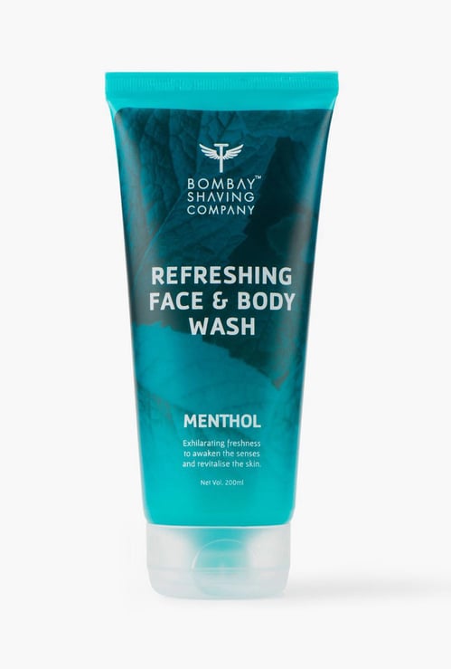 BOMBAY SHAVING COMPANY Menthol Refreshing Face & Body Wash - 200ml