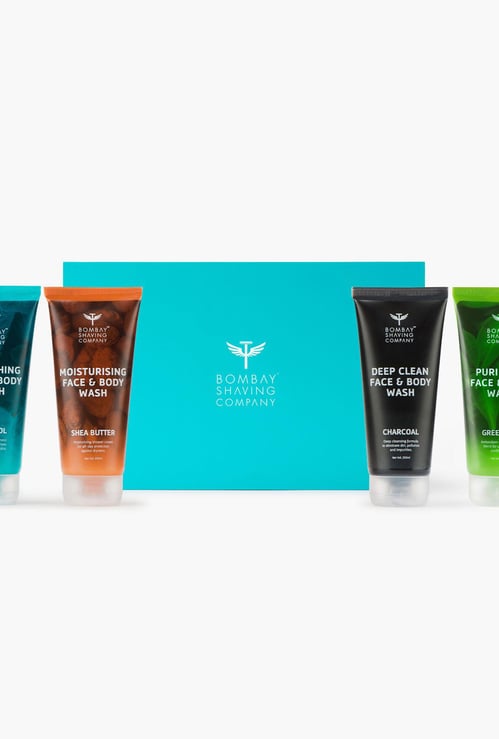 BOMBAY SHAVING COMPANY 4x1 Face and Body Wash Pack