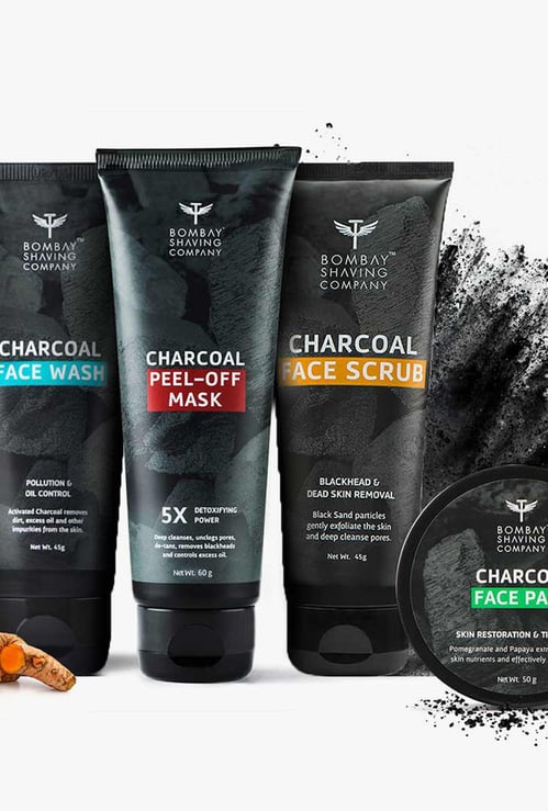 BOMBAY SHAVING COMPANY Charcoal Facial Starter Kit