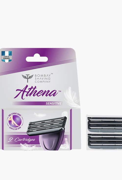 BOMBAY SHAVING COMPANY Athena Razor Sensitive Cartridges-Pack of 2