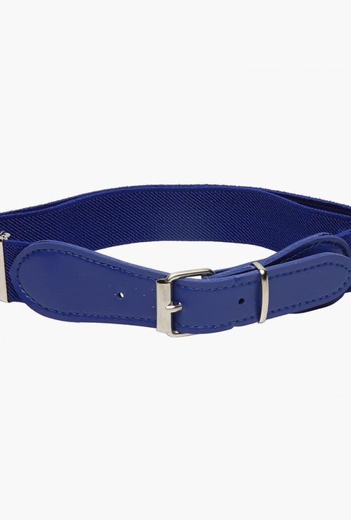 STOLN Girls Solid Elasticated Belt