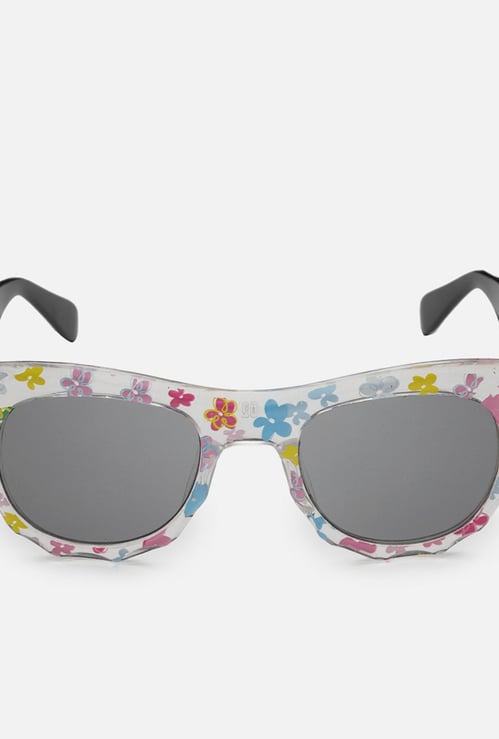 STOLN Girls Floral Print Wayfarer Sunglasses - 22814-4