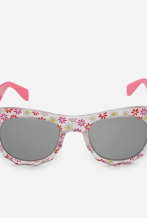 STOLN Girls Floral Print Square Sunglasses - 22814-4-C