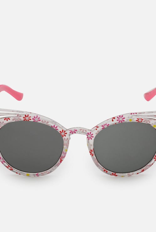 STOLN Girls Printed Cat-Eye Sunglasses - 22814-6-C