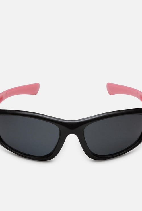 STOLN Girls Solid Rectangle Sunglasses
