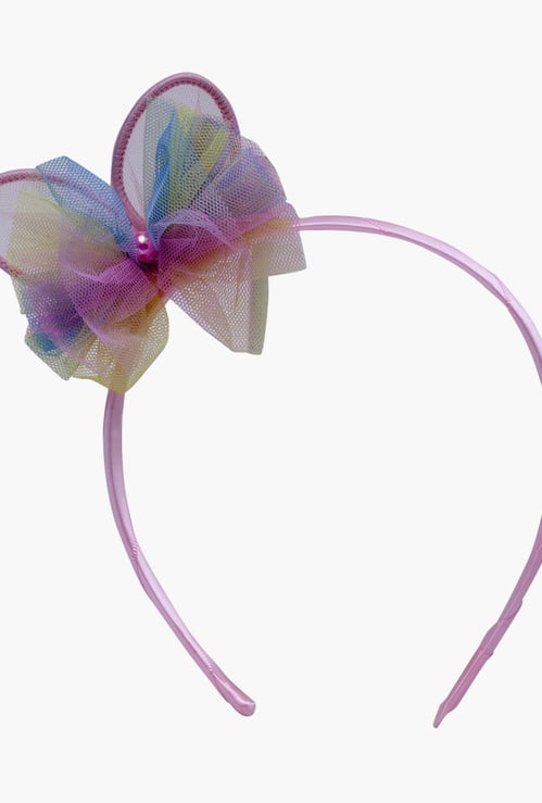 STOLN Girls Bow Accent Hairband