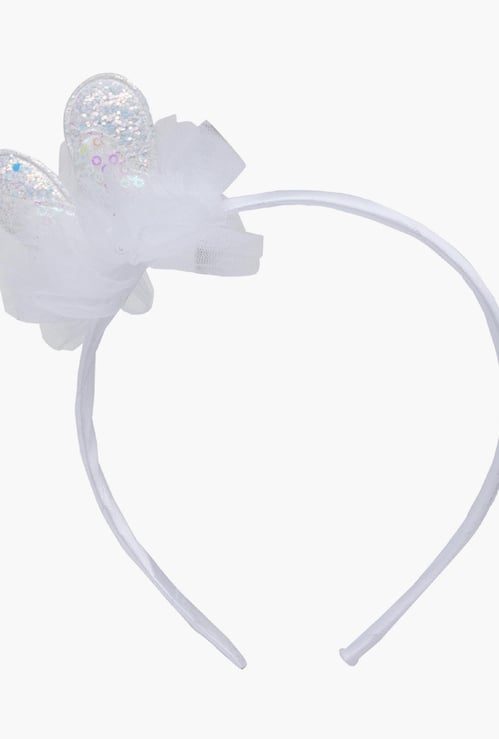 STOLN Girls Bunny Ear Accent Hairband