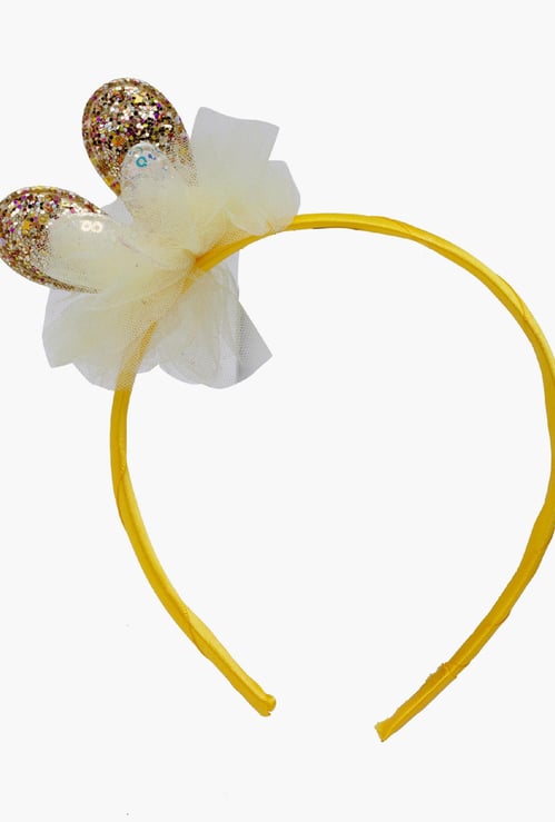 STOLN Girls Bunny Ear Accent Hairband
