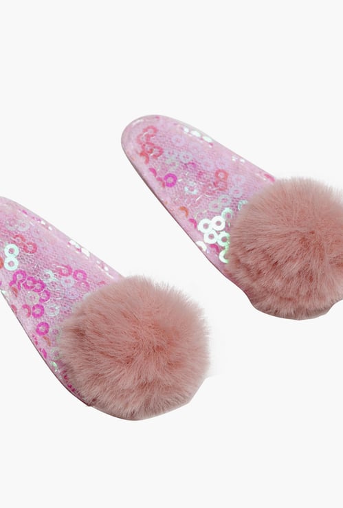 STOLN Girls Sequinned Tic-Tac Clips - Set of 2
