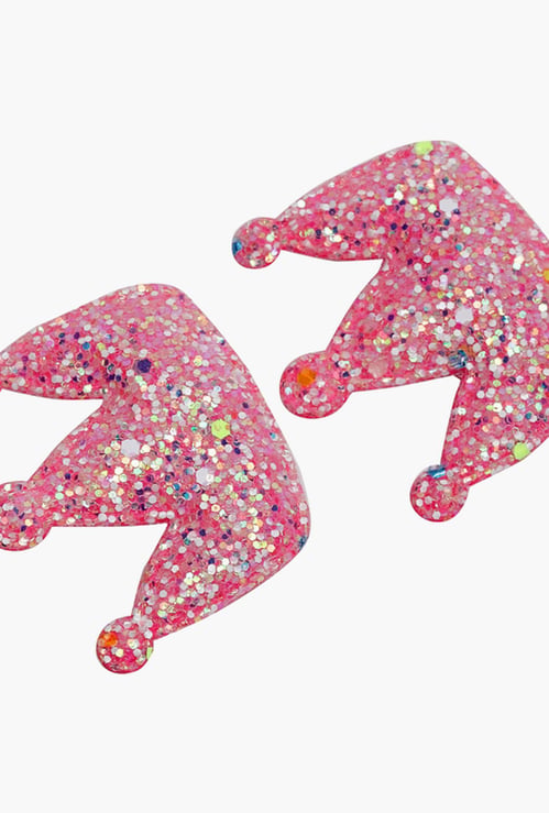 STOLN Girls Sequinned Crown Accent Alligator Clips - Set of 2