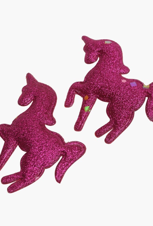 STOLN Girls Unicorn Shape Hair Clip - Set of 2