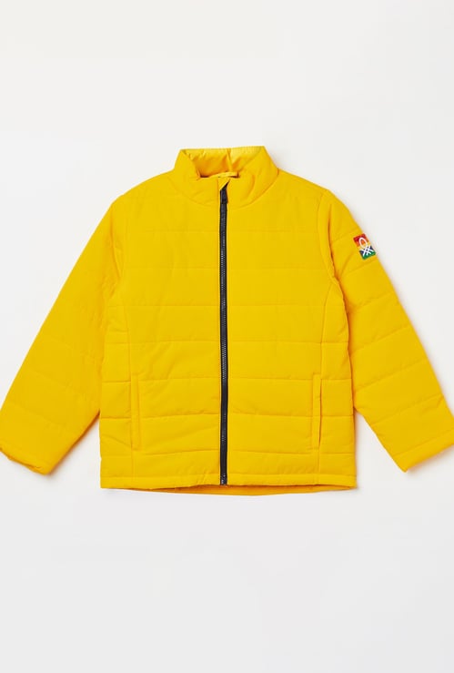 UNITED COLORS OF BENETTON Boys Printed Puffed Full Sleeves Jacket