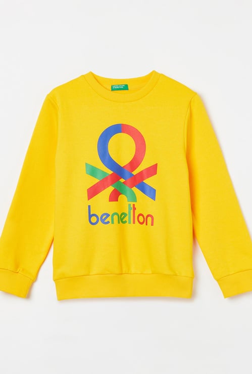 UNITED COLORS OF BENETTON Boys Printed Full Sleeves Sweatshirt