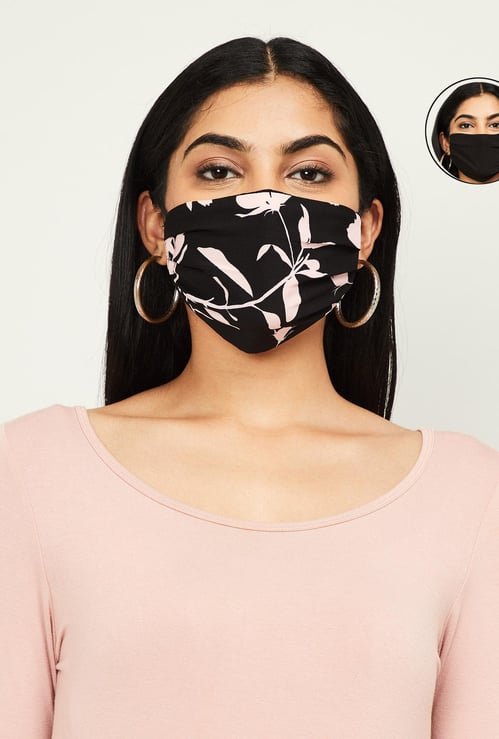 GINGER Women Printed Reusable Masks - Pack of 2