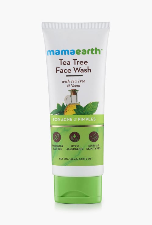 MAMAEARTH Women Tea Tree Facewash -100ml