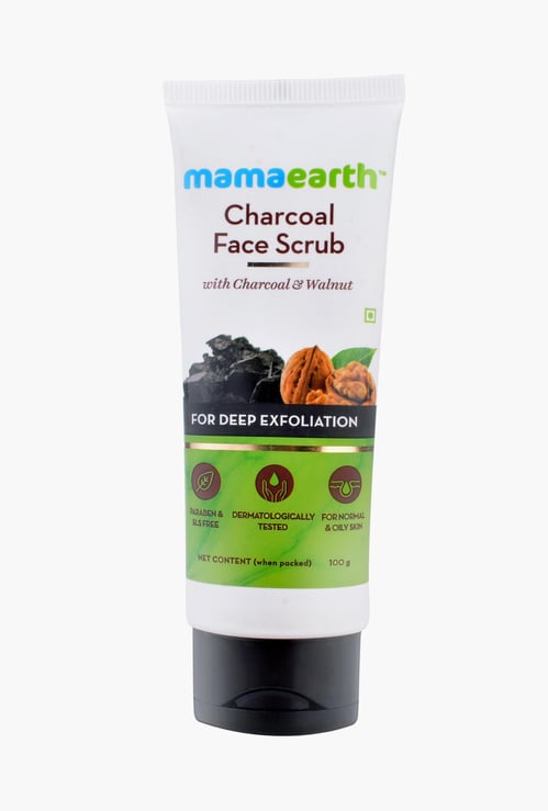 MAMAEARTH Charcoal Face Scrub