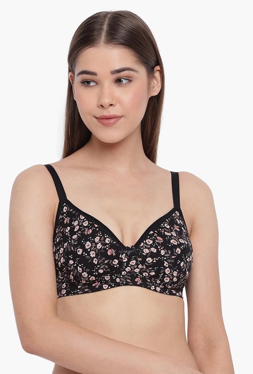 ENAMOR Women Floral Print Non Padded Bra
