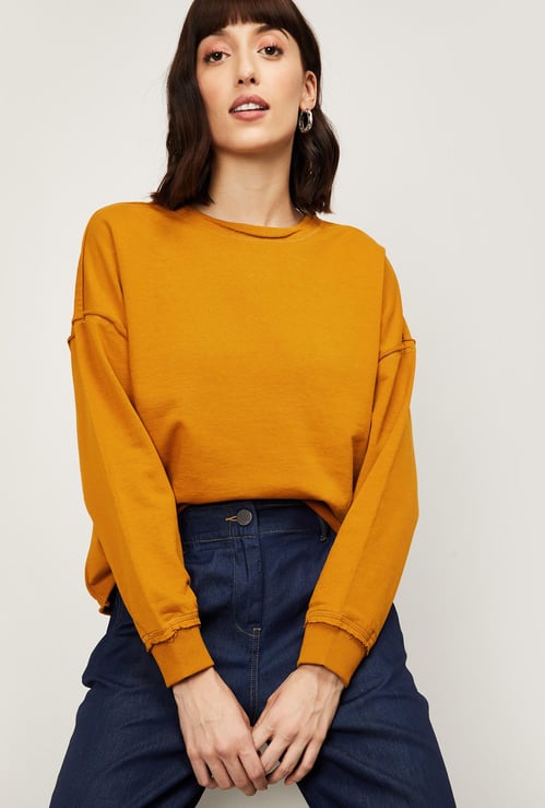 VERO MODA Women Solid Full Sleeves Sweater