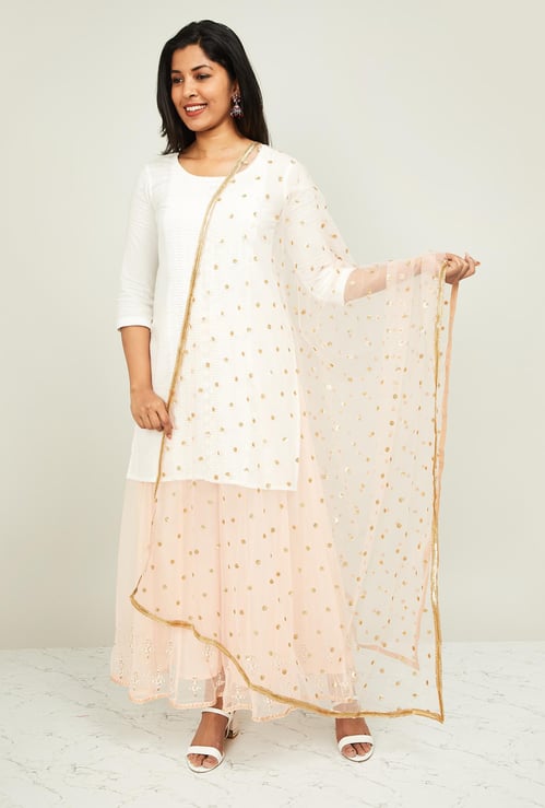 MELANGE Women Embellished Dupatta