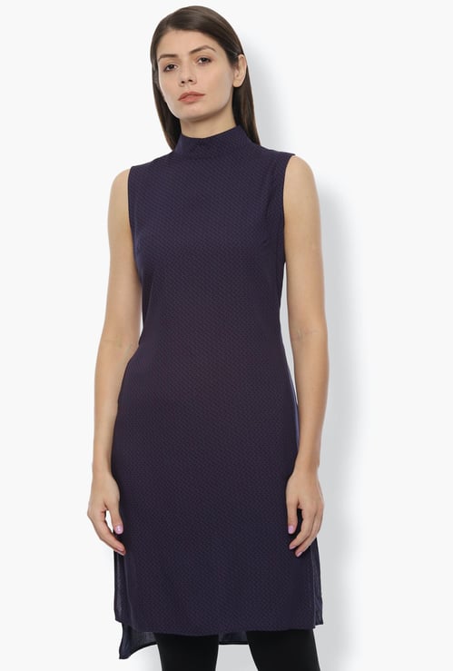 VAN HEUSEN Women Printed Sleeveless Straight Tunic