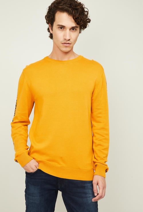LEVI'S Men Solid Crew Neck Sweater