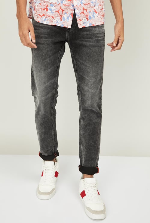 KILLER Men Stonewashed Skinny Fit Jeans