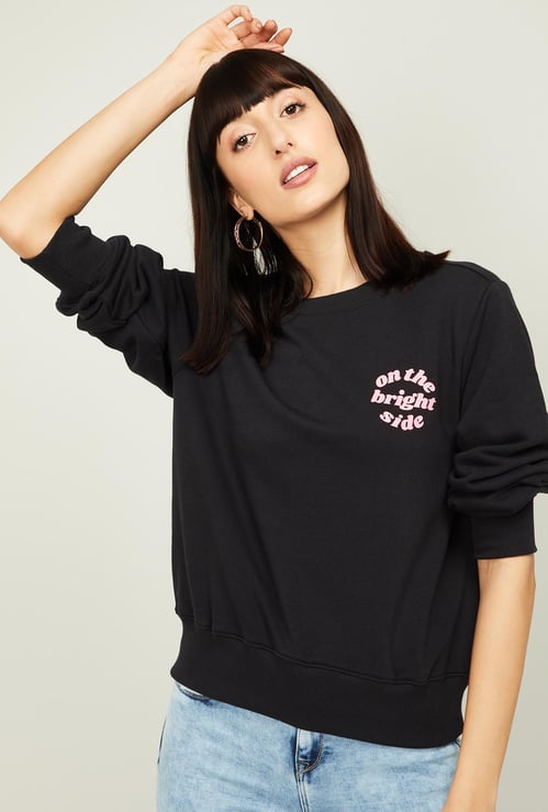 LEVI'S Women Printed Crew Neck Sweatshirt