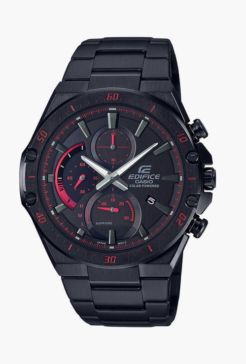 CASIO Edifice Men Solar-Powered Chronograph Wristwatch - ED499