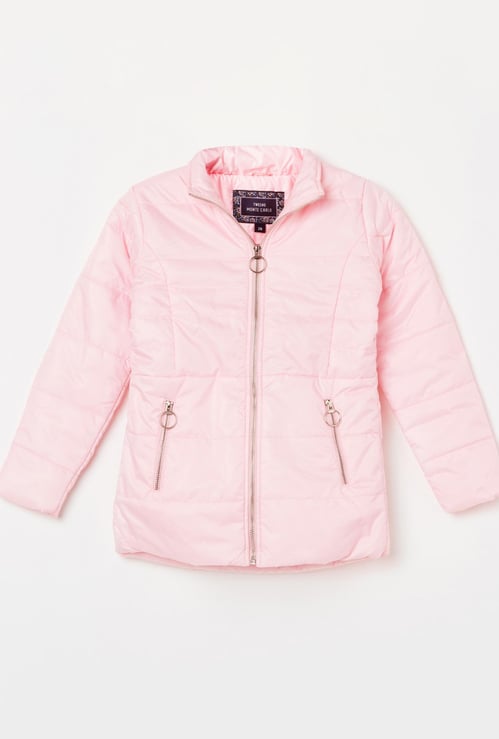 MONTE CARLO Girls Solid Quilted Jacket
