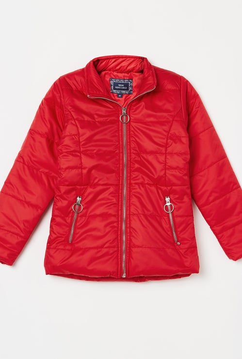 MONTE CARLO Girls Solid Quilted Jacket