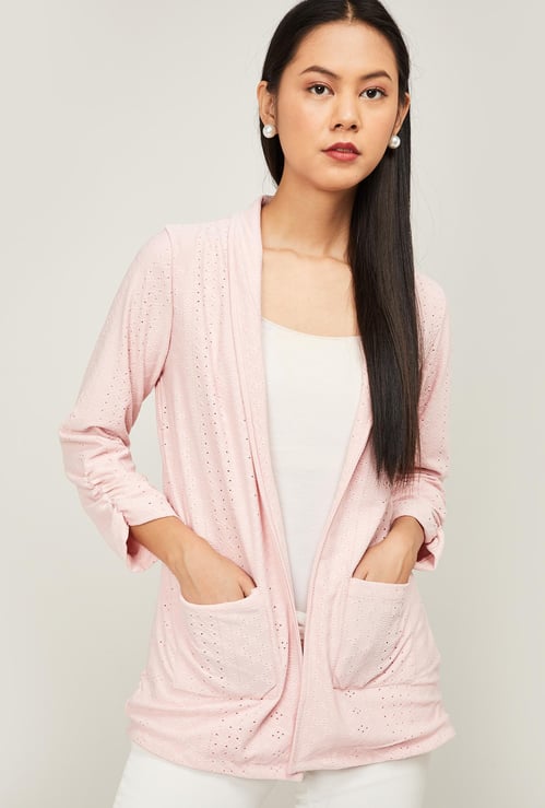 BOSSINI Women Textured Shrug