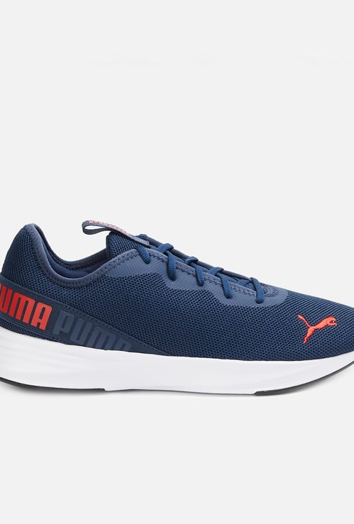 PUMA Mesh Detailed Lace-Up Running Shoes