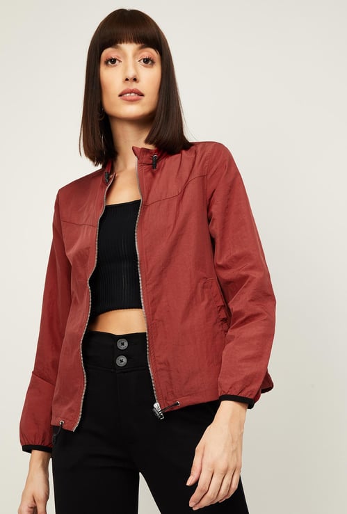 VAN HEUSEN Men Solid Woven Casual Jacket