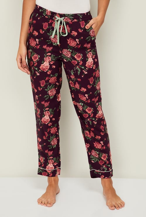 GINGER Women Floral Printed Lounge Pants