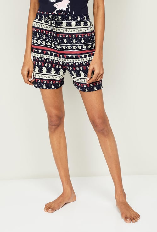 GINGER Women Printed Lounge Shorts