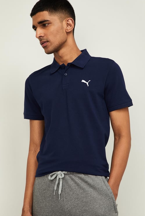 PUMA Men Regular Fit Pique Polo T-shirt