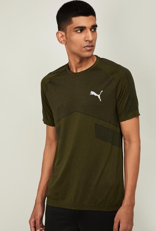 PUMA Men Printed Regular Fit Training T-shirt