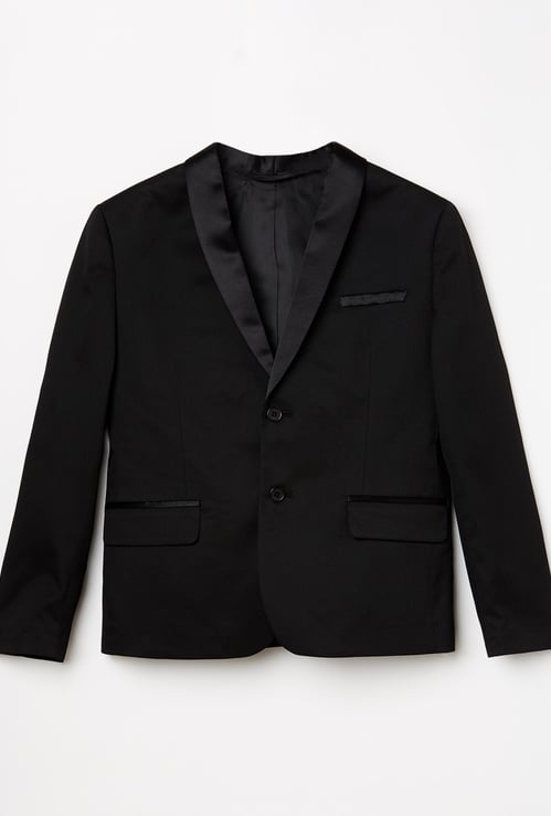 FAME FOREVER YOUNG Solid Single-Breasted Blazer