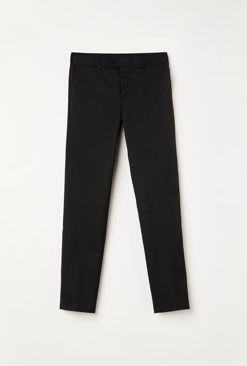 FAME FOREVER YOUNG Boys Solid Slim Fit Trousers