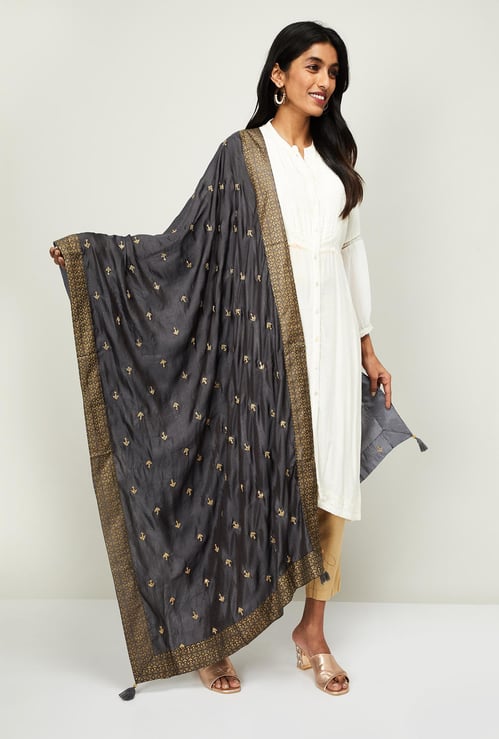 SPAN Women Embroidered Dupatta