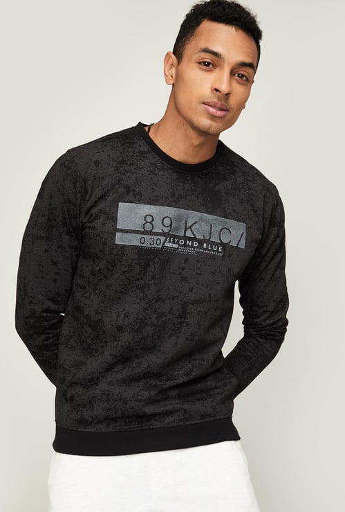 KILLER Men Printed Full Sleeves Sweatshirt