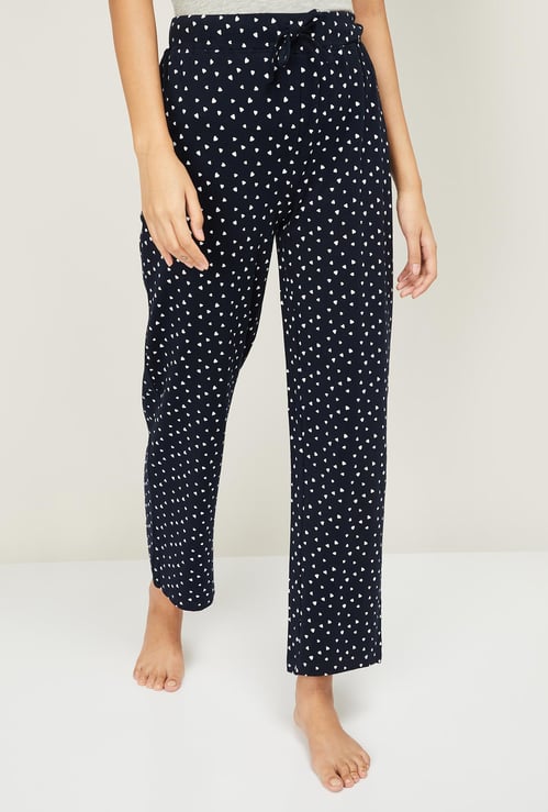 GINGER Women Printed Elasticated Pyjamas