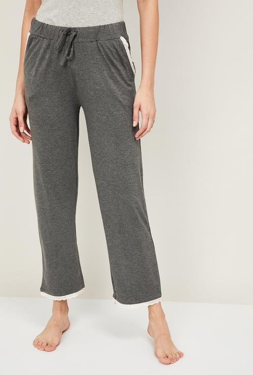 GINGER Women Textured Elasticated Pyjamas
