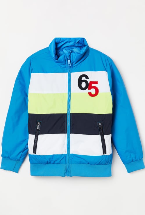 UNITED COLORS OF BENETTON Boys Colourblock Casual Jacket
