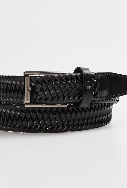 LOUIS PHILIPPE Men Braided Formal Belt
