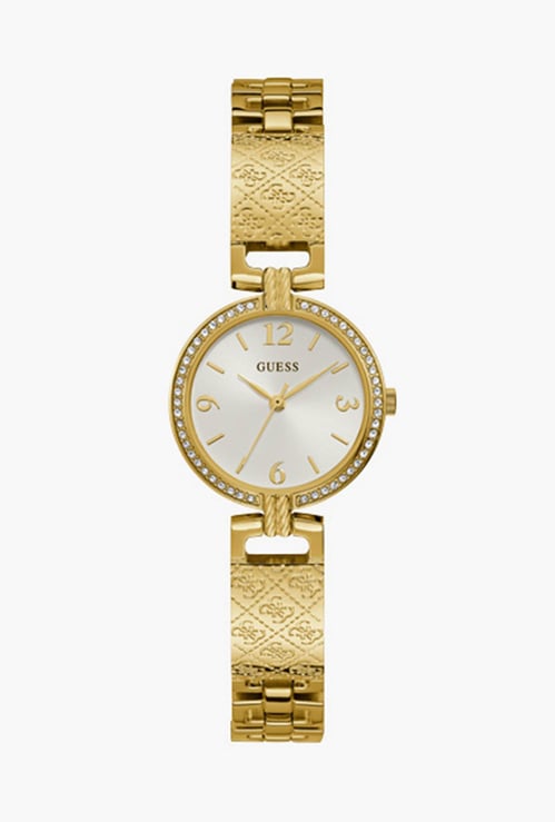 GUESS Women Embellished Analog Watch- GW0112L2