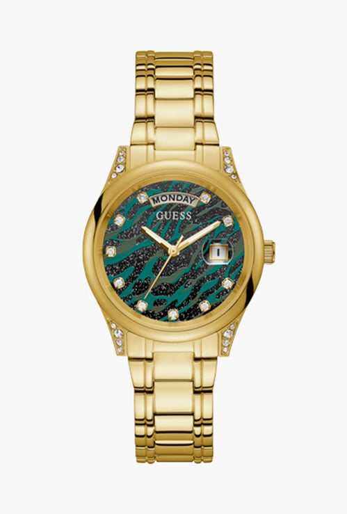 GUESS Women Analog Watch with Metal Strap -  GW0047L3