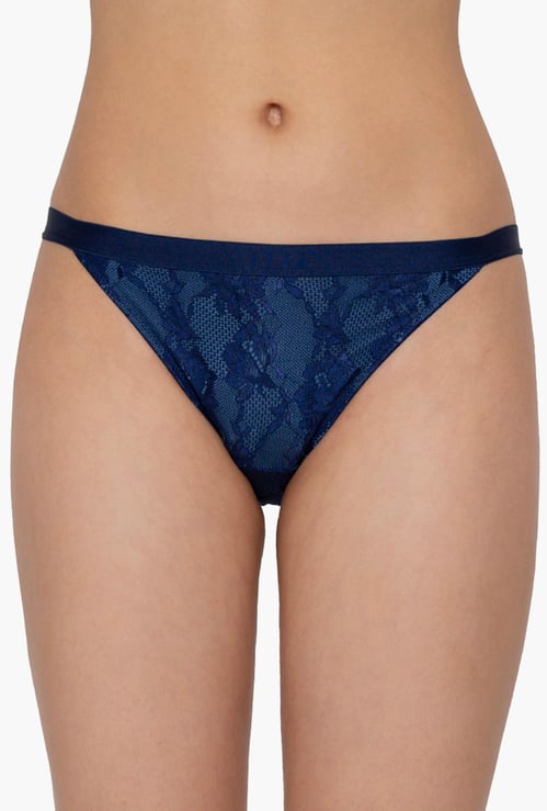 TRIUMPH Women Floral Lace Tanga Briefs